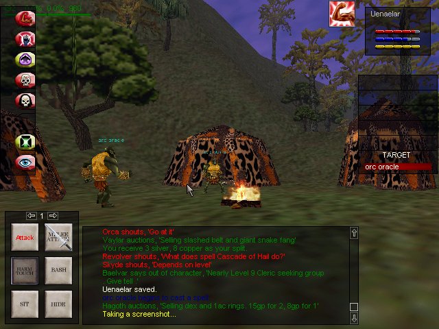 The camp of the Orcs body builders