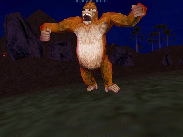 Une brute dans frontier mountains